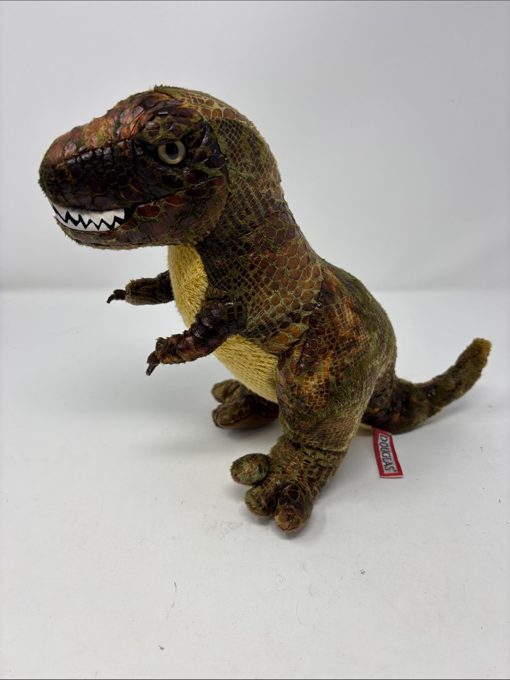 Douglas | Green Plush Tyrannosaurus Rex - Soft Reptile Toy